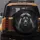 Male Lion Piercing Gaze Powerful Mane Dark Habitat Black Background - Wildlife Lover Gift Spare Tire Cover - 5