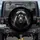 Male Lion Piercing Gaze Powerful Mane Dark Habitat Black Background - Wildlife Lover Gift Spare Tire Cover - 1