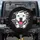Happy Pitbull Dog Face Black White American Flag - Patriotic Decor for Dog Lovers Spare Tire Cover - 1