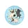 Fawn Black Pugs Playful Poses White Bones Pink Hearts Yellow Stars Golden Crowns - Pug Lover Gift Spare Tire Cover - 4