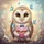 Baby Owl Pink Cupcake Blue Butterflies Floral - Owl Lover Home Decor Gift Spare Tire Cover - 6