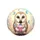 Baby Owl Pink Cupcake Blue Butterflies Floral - Owl Lover Home Decor Gift Spare Tire Cover - 4