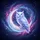 Spectral Owl Crescent Moon Aurora Galaxy - Celestial Lover Gift Spare Tire Cover - 6
