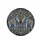Regal Mirrored Elephants Golden Filigree Blue Floral - Wildlife Lover Gift Spare Tire Cover - 4