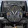Regal Mirrored Elephants Golden Filigree Blue Floral - Wildlife Lover Gift Spare Tire Cover - 1