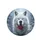 White Wolf Ice-Blue Eyes Red Rose Snow-Dusted Branches - Winter Wildlife Lover Gift Spare Tire Cover - 4