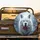 White Wolf Ice-Blue Eyes Red Rose Snow-Dusted Branches - Winter Wildlife Lover Gift Spare Tire Cover - 2