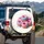 Pink Blue Glazed Donuts Sprinkles - Sweet Treat Lover Gift Spare Tire Cover - 3