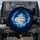 Baby Blue Shark Hat Cat Ocean Waves - Cat Lover Travel Essential Spare Tire Cover - 1