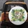 Playful Sloths Tropical Jungle Leaves - Nature Lover Adventure Gift Spare Tire Cover - 5