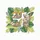 Playful Sloths Tropical Jungle Leaves - Nature Lover Adventure Gift Spare Tire Cover - 6