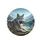 Vigilant Gray Wolf Alpine Lake Mountain Autumn Forest - Wildlife Lover Gift Spare Tire Cover - 4