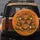 Glowing Jack-O'-Lanterns Various Sizes Antique Lanterns Flying Bats Gothic Script - Halloween Party Spare Tire Cover - 5