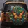 Stained Glass Butterfly Garden Flowers Lush Foliage - Nature Lover Home Decor Gift Spare Tire Cover - 5