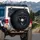 Black Cat Crescent Moon Rose Eye of Providence Pyramid - Occult Enthusiast Gift Spare Tire Cover - 3