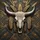 Bull Skull Feathers Southwestern Tribal Shapes - Car Decor Gift for Wildlife Lover Spare Tire Cover - 6