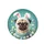 Fawn Pug Bunny Ears Easter Eggs - Easter Holiday Gift for Pug Lovers Spare Tire Cover - 4