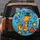 Giraffe Saxophone Musician - Music Lover Gift Spare Tire Cover - 5