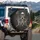 Human Skeleton Peace Sign Smoke Grunge - Car Enthusiast Gift Spare Tire Cover - 3
