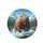 Claws Extended Roaring Grizzly Bear Forest Mountain River - Wildlife Lover Gift Spare Tire Cover - 4