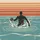 Male Water Polo Player Silhouette Ocean Sunset - Sports Lover Gift Spare Tire Cover - 6