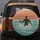 Male Water Polo Player Silhouette Ocean Sunset - Sports Lover Gift Spare Tire Cover - 5
