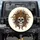 Skull Crown Ornate Headdress Gold Crimson Filigree - Unique Home Decor Gift Spare Tire Cover - 1
