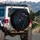 Majestic Black Raven Piercing Red Eyes Spectral Mist - Gothic Home Decor Gift Spare Tire Cover - 3