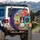 Nine Expressive Dog Portraits Geometric Mosaic Pop Art Color Blocks - Home Decor Gift for Dog Lover Spare Tire Cover - 3