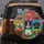 Nine Expressive Dog Portraits Geometric Mosaic Pop Art Color Blocks - Home Decor Gift for Dog Lover Spare Tire Cover - 5