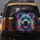 Pit Bull Dog Head Open Mouth Paint Streaks Cosmic - Pet Lover Gift for Dog Owner Spare Tire Cover - 5