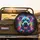 Pit Bull Dog Head Open Mouth Paint Streaks Cosmic - Pet Lover Gift for Dog Owner Spare Tire Cover - 2
