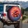 Heart Balloons Bokeh Lights Flowers Light Flares Trailing Strings - Valentine's Day Gift Spare Tire Cover - 3