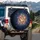 Iridescent Monarch Butterflies Glowing Stardust - Nature Lover Gift Spare Tire Cover - 3