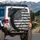 Weathered American Flag - Gritty Union Stars & Stripes for Independence Day - Gift for Veterans Spare Tire Cover - 3