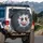 Cartoon Cow Head White Black Spots Pink Snout - Farmhouse Cow Lover Gift Spare Tire Cover - 3