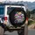 Psychedelic Mushrooms Leaves - Boho Home Decor Gift Spare Tire Cover - 3