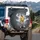 Mustard Hoodie Skeleton Spray Can Graffiti - Urban Decor Gift Spare Tire Cover - 3