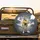 Mustard Hoodie Skeleton Spray Can Graffiti - Urban Decor Gift Spare Tire Cover - 2