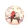 Red Kakariki Parrots Sakura Blossoms - Spring Morning Wildlife Lover Gift Spare Tire Cover - 4