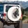 Black Horse Floral Crown Welcome Farmhouse Home Decor Gift for Horse Lover Spare Tire Cover - 3