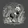 Skeleton Cat Bold Stripe Tail - Gothic Bone Home Decor for Cat Lover Spare Tire Cover - 6