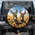 Burros Sunflowers Wooden Fence - Farmhouse Home Decor Gift for Animal Lover Spare Tire Cover - 1