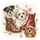 Shih Tzu Terrier Cavalier Puppy Ankle Boots Paw Prints - Home Decor Gift for Dog Lovers Spare Tire Cover - 6