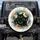 Black Cats Wide-Open Yellow Eyes Teal Ochre Orange Field - Outdoor Decor Gift for Cat Lover Spare Tire Cover - 1