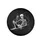 Black White Grey Skeleton Reclining Drink - Automotive Accessory Gift Spare Tire Cover - 4