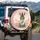 Zebra Sunglasses Mint Bubblegum Desert Landscape - Wildlife Lover Gift Spare Tire Cover - 3