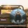 Charging Grizzly Bear Roaring Stormy Mountain Forest - Outdoor Adventure Gift Spare Tire Cover - 2