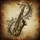 Vintage Bronze Saxophone Musical Notes Sheet Music Filigree - Music Lover Gift Spare Tire Cover - 6