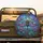 Art Nouveau Stained Glass Dragonfly Botanical - Home Decor Gift for Dragonfly Lovers Spare Tire Cover - 2